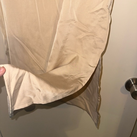 Sam Edelman Cream Satin Midi Dress - Picture 4 of 5